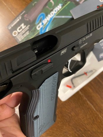 Imagen 3 de Pistolet ASG GBB CZ SHADOW 2 CO2 Cal. 6mm BB - BBS Airsoft Noir/Bleu NEUF