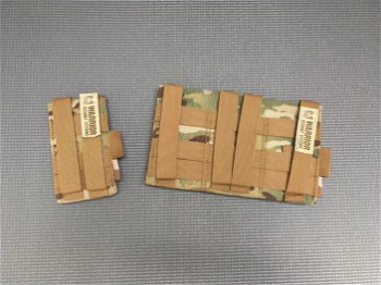 Image 2 for Warrior Assault Systems Triple & Sinlge Elastic Mag Pouch Multicam