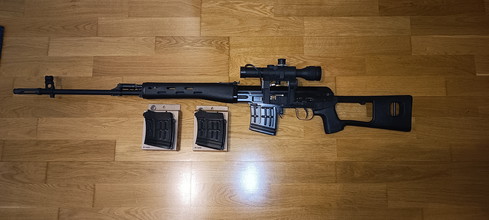 Image for WE SVD GBB upgraded with scope and 3 magazines
