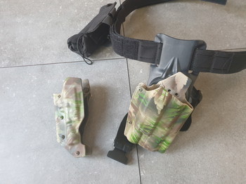 Image 2 pour Speed tactical belt met velcro en 2 holsters