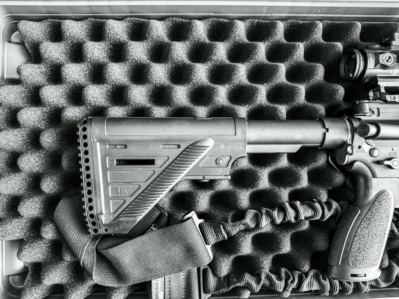 Bild 1 für Replica Umarex H&K 416 A5 Gen 3 GBB, 6mm kleur zwart + originele accessoires.