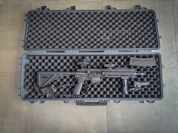 Bild 2 für Replica Umarex H&K 416 A5 Gen 3 GBB, 6mm kleur zwart + originele accessoires.