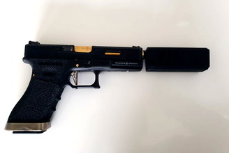 Afbeelding van WE-Tech G-Force EU-17 met silencer en 7 mags en pistooltas