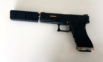 Bild 2 für WE-Tech G-Force EU-17 met silencer en 7 mags en pistooltas