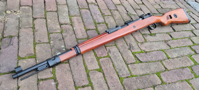 Bild 1 für Kar98K Snow Wolf SW-022 (Real Wood) + 5 magazijnen + Removable Picatinny