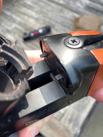 Afbeelding 2 van (ruilen mogelijk) Mad Max Airsoft Shotgun CNC gemaakt! APS-Shells upgrade en extra's