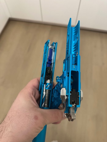 Image 5 for Custom Hicapa 4.3 - Dr Black Aqua Hi-Capa + AM Hi capa parts & AT tracer