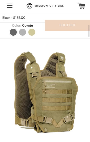 Image 5 pour Mission Critical tactical babycarrier.