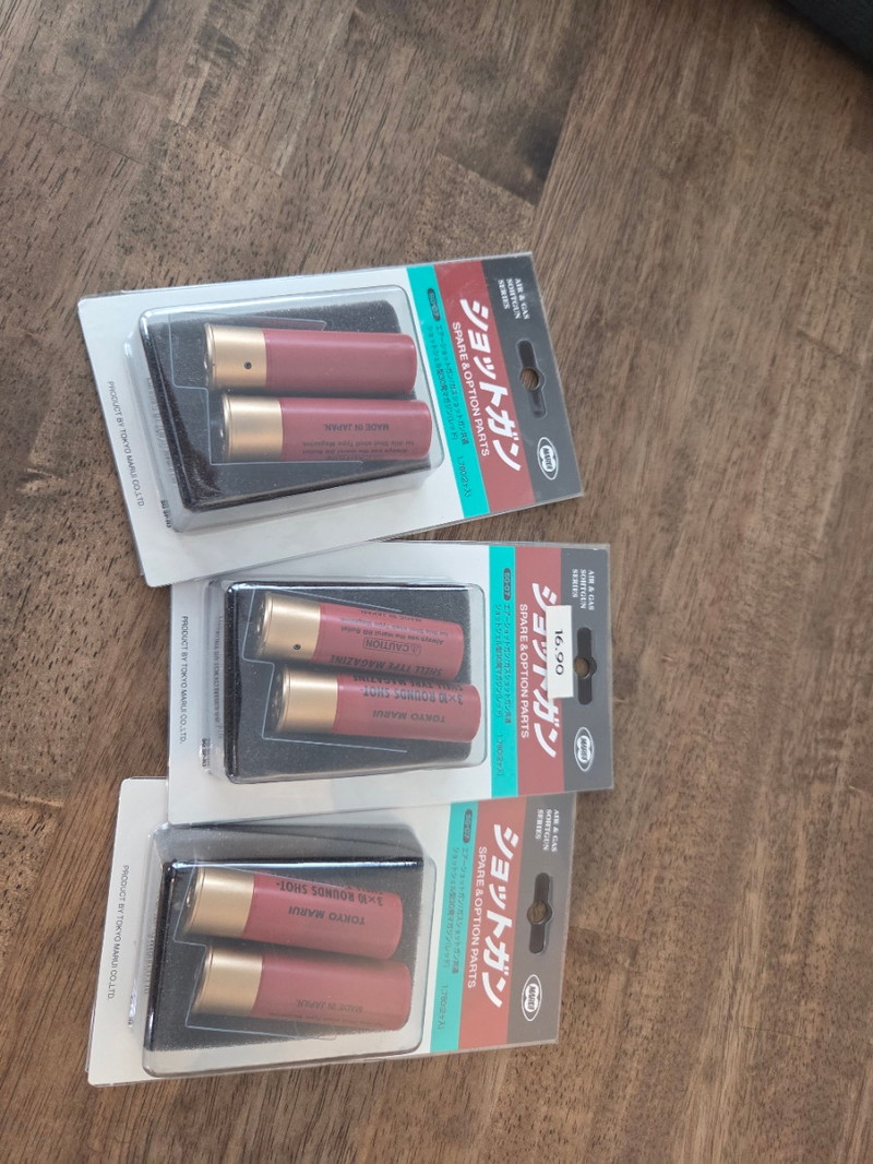 Imagen 1 de 3 x Tokyo Marui Shotshell 2 Magazines 30rd Red