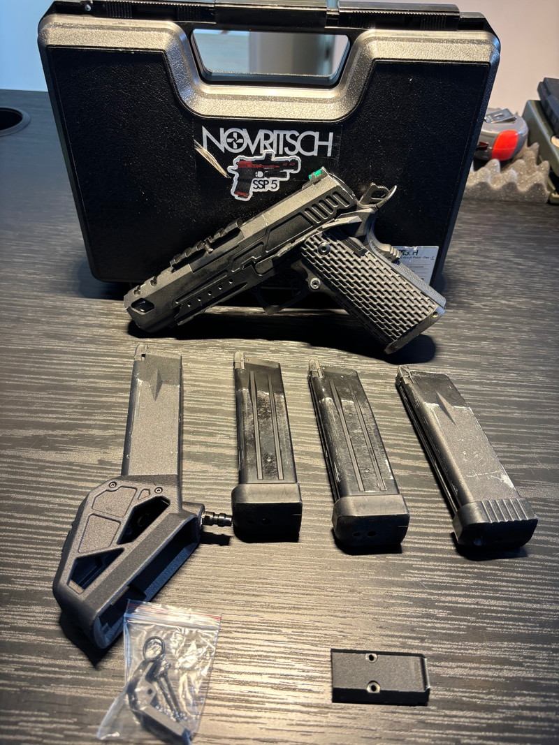 Image 1 for Novritsch SSP5.1 + AirTac HPA M4 adapter + 3 magazijnen