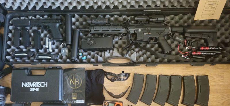 Image 1 for Fully upgraded Krytac MK2 CRB-M + SSP18 with upgrades!