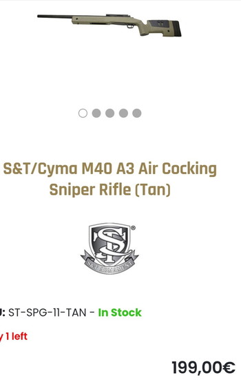 Bild 4 für Sniper S&T M40a3 hup-grad