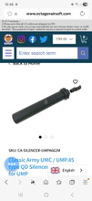 Bild für Gezocht! Silincer for ump45 Classic army