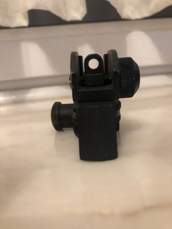 Afbeelding 2 van Metalen rear sight m4