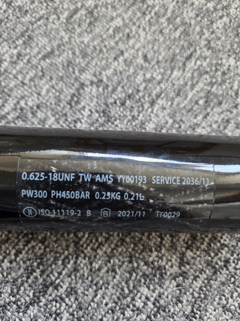 Afbeelding 3 van PowAir 4500 PSI Tank (13ci)