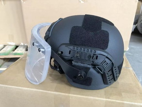 Image pour LEES BERICHT: Highcut helm (Grijs) met visor