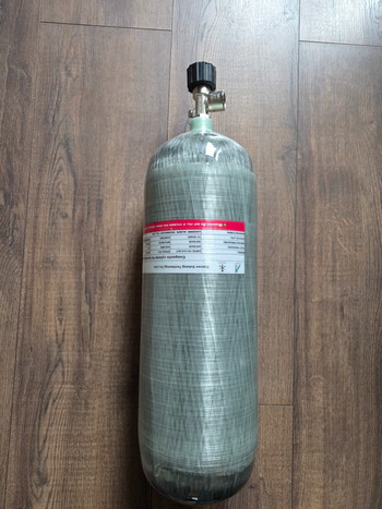 Afbeelding 2 van PCP duikfles Carbon fles HPA Nieuw 9 liter