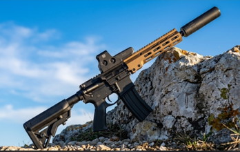 Image for AEG MK18 Full Metal  Full tuned RIS Rail Handguard MK4 Branze + ETU High Performance tuning