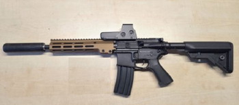 Image 2 for AEG MK18 Full Metal  Full tuned RIS Rail Handguard MK4 Branze + ETU High Performance tuning