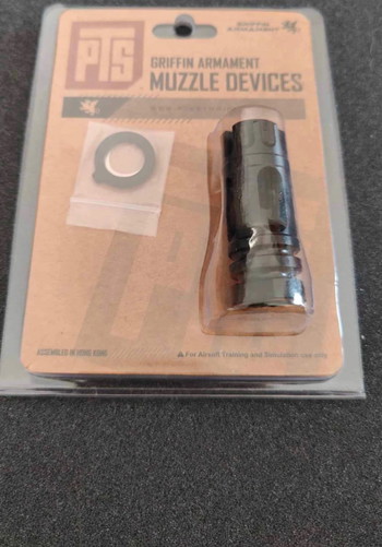 Image 2 pour PTS Griffin M4SD Flashcomp 14mm Flash Hider CCW Black