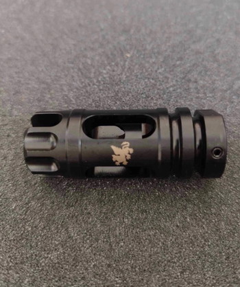 Image 4 pour PTS Griffin M4SD Flashcomp 14mm Flash Hider CCW Black