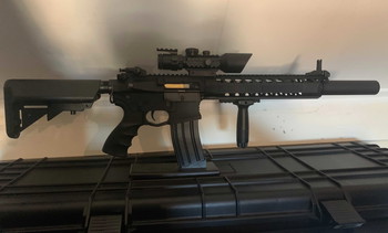 Image 3 for G&G GC16 Predator upgraded met silencer en langere precission barrel