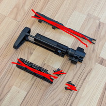 Image for Cyma MP5 PDW Stock / Buffer Tube Adapter