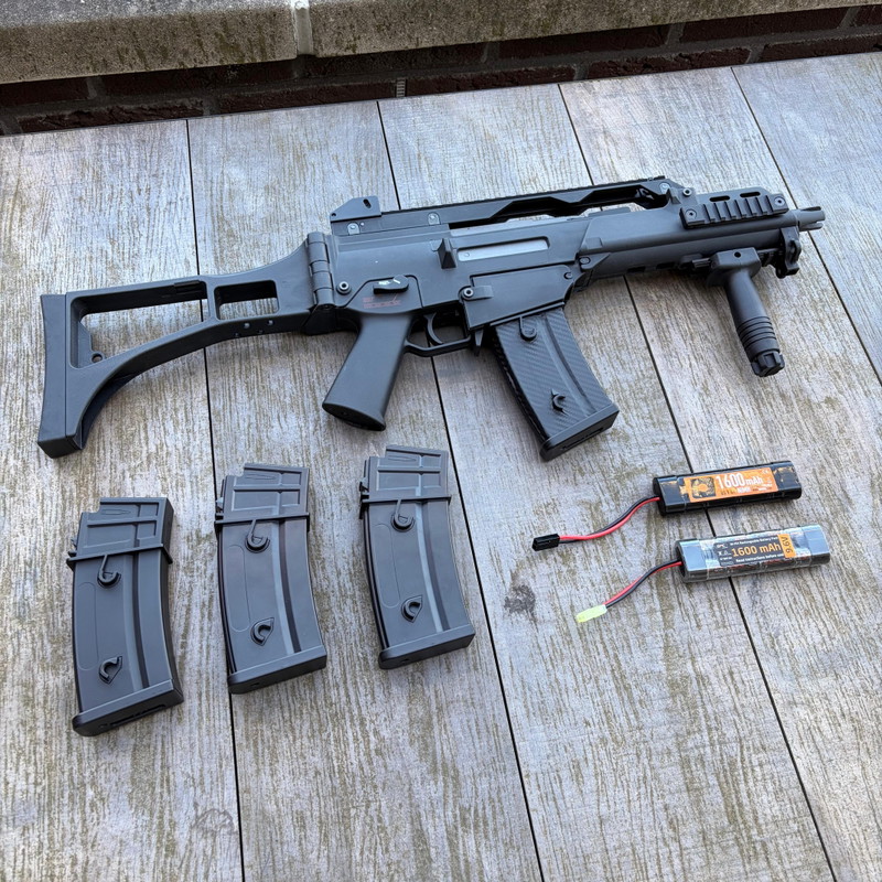 Image 1 for Upgraded G36 SA-G12 Blowback Specna Arms AEG + 4x Mags + 2 Batteries