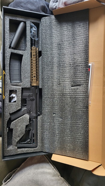 Imagen 2 de HPA MK18 met Maximale Upgrades, Wolverine Inferno Gen2, Gate Aster Bluetooth, CNC hopup, steel barrel (kan ook in zwart)