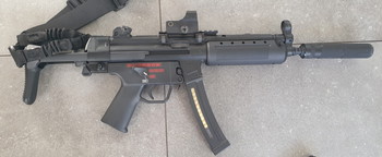 Afbeelding 3 van HK MP5 A5 met vector red dot en original HK silencer en 6 mags