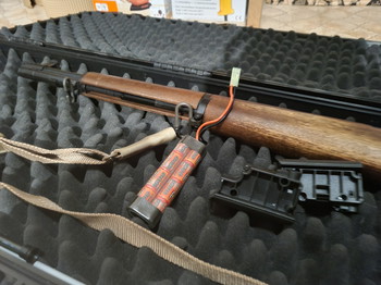 Afbeelding 3 van M1 Garand + sling | DMR Rifle | Gemaakt uit echt hout