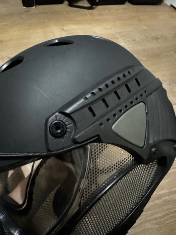 Afbeelding 7 van WARQ FULL FACE HELMET BLACK CLEAR VISOR