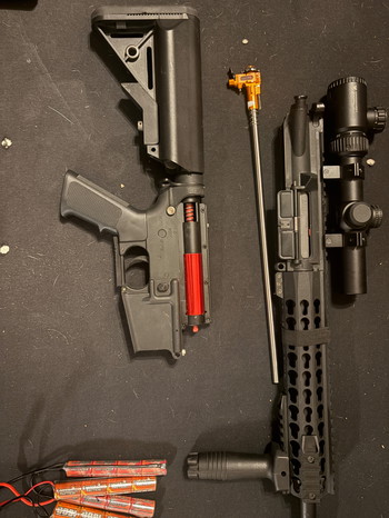 Image 5 pour Geüpgrade lancer tactical m4 met vortex scope