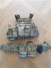 Afbeelding van Warrior assault plate carrier en belt compleet
