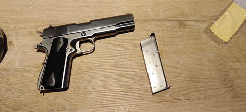 Afbeelding van We 1911 Chrome pistol