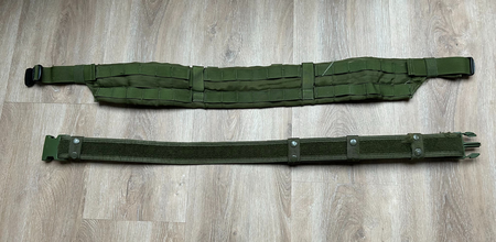 Afbeelding van TMC molle outer belt/ Condor velcro inner belt OD green