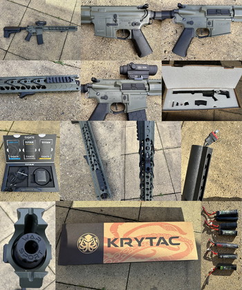 Image 3 for Krytac War Sport LVOA-C Foliage Green incl diversen upgrades