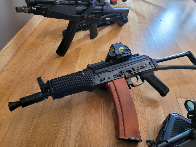 Afbeelding 1 van WE AKS-74U GBBR Upgraded + 5Mags