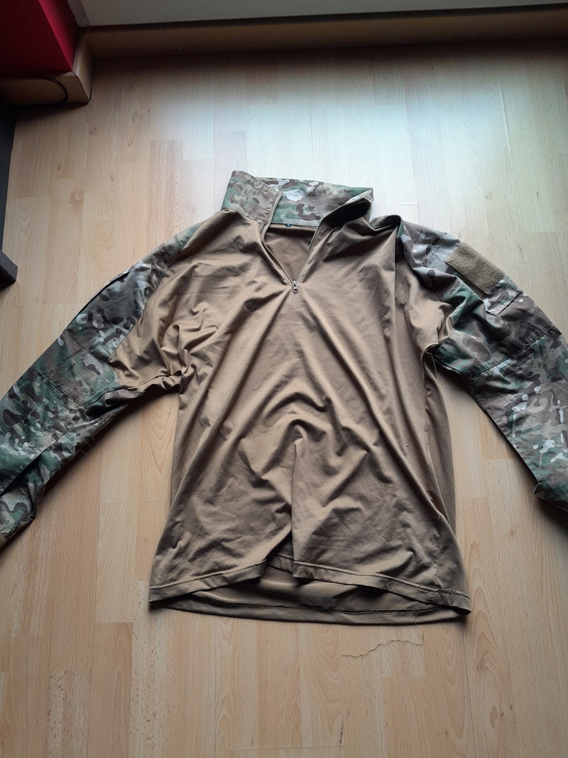 Image 1 for Multicam gear 2x pants (1 met ingebouwde kneedpads) , tac shirt , gloves en bivaks en swisseye goggles