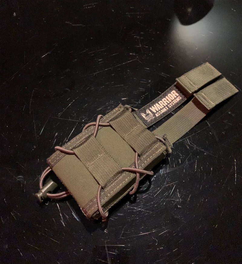 Image 1 for Warrior Assault Systems single quick mag pouch OD olive drab