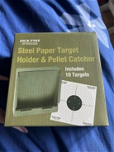 Afbeelding van Steel papier target & catcher
