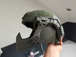 Image pour airsoft helm + oor & mond bescherming