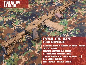 Afbeelding van Cyma cm077F (ak104/105) met veel upgrades!