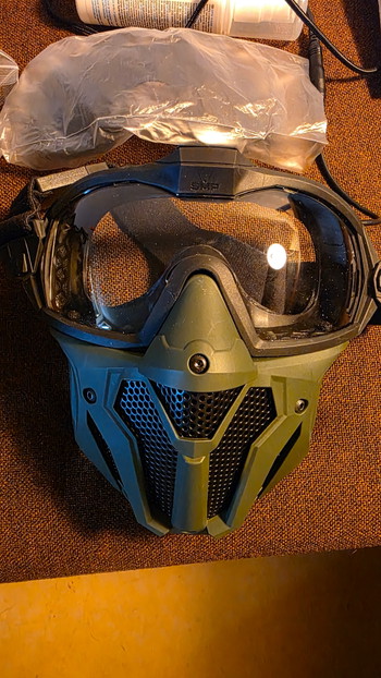 Afbeelding 2 van Airsoft Masker | Package Pro | Olijf | SMP	 Airsoft Masker | Package Pro | Olijf | SMP Aantal:1 SKU: 1968944