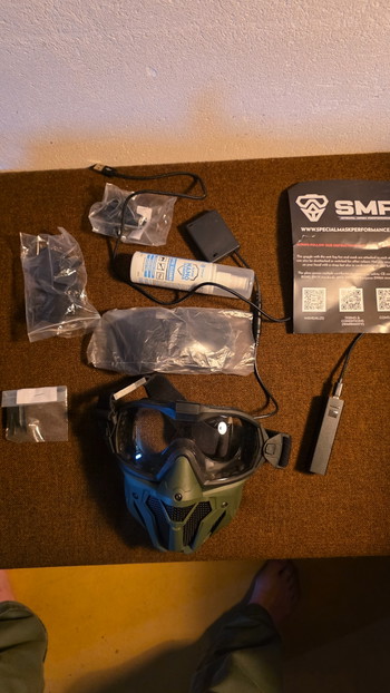 Afbeelding 3 van Airsoft Masker | Package Pro | Olijf | SMP	 Airsoft Masker | Package Pro | Olijf | SMP Aantal:1 SKU: 1968944