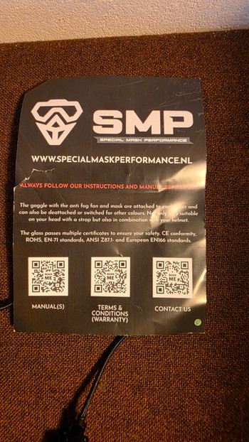 Afbeelding 4 van Airsoft Masker | Package Pro | Olijf | SMP	 Airsoft Masker | Package Pro | Olijf | SMP Aantal:1 SKU: 1968944