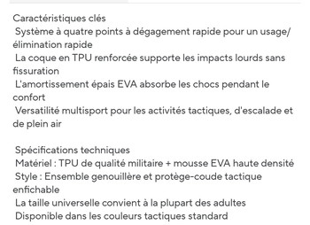 Bild 3 für Genouillères et coudières pad