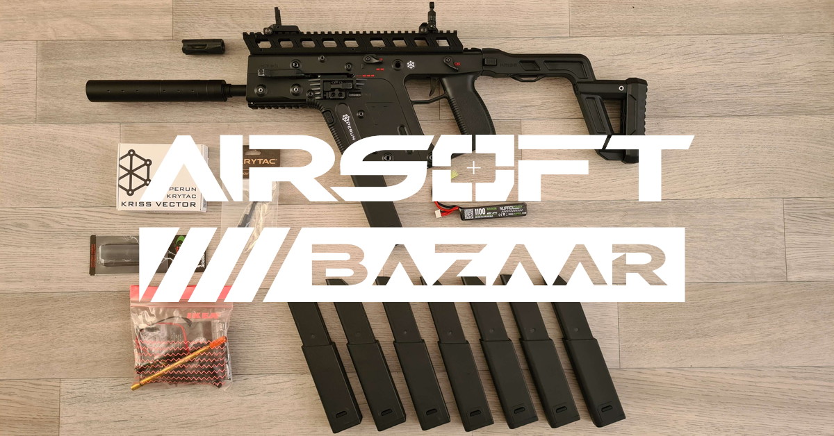 Custom krytac kriss vector + 8 mags and upgrades - Airsoft