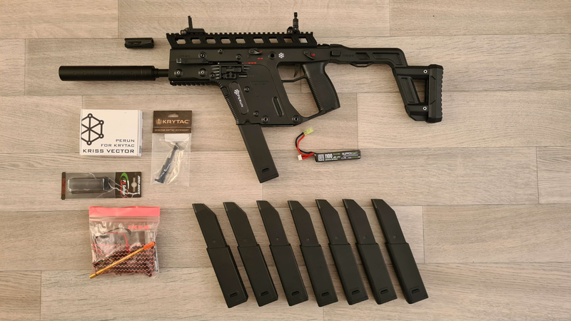 Image 1 for Custom krytac kriss vector + 8 mags and upgrades