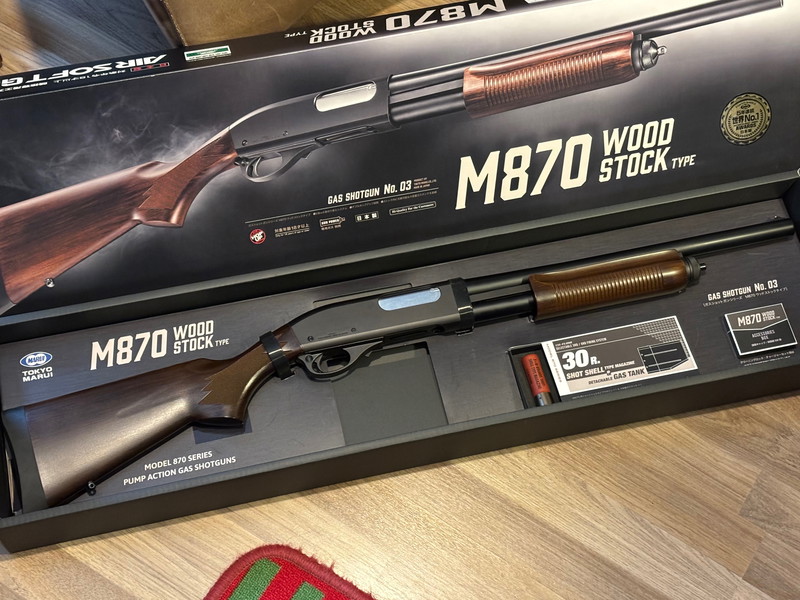 Afbeelding 1 van Tokyo Marui Shotgun M870 Wood stock